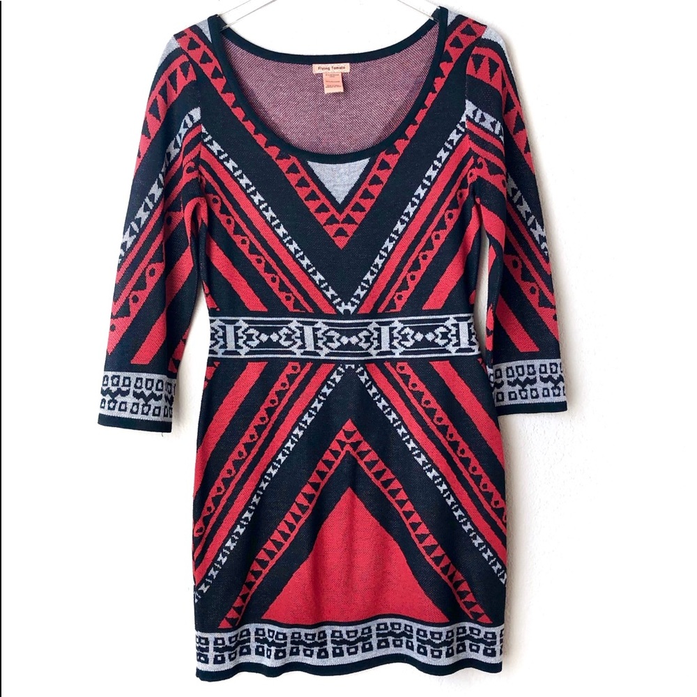 FLYING TOMATO Sweater Dress L